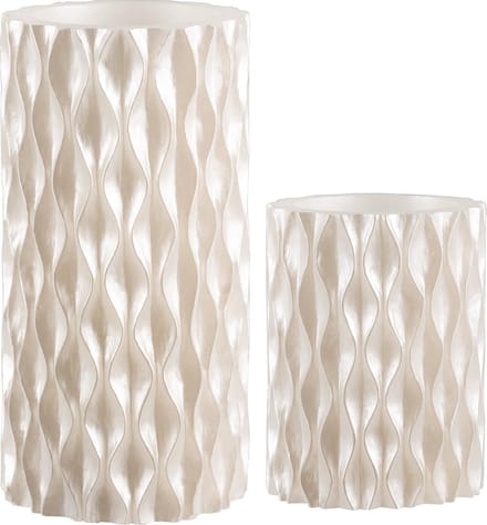 Pauleen Cosy Pearl LED-Kaarsen Wax - Parelmoer - 2 stuks