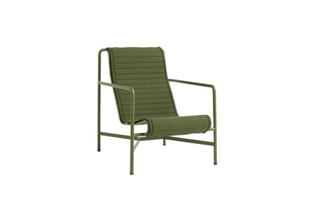 HAY - Zitkussen Palissade Lounge Chair High - olijf - groen