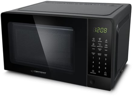 Esperanza HORNEADO Serie - Magnetron - Groot Capaciteit - Zwarte Kleur - Diverse Programma's
