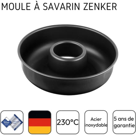 Savarinvorm 28 cm Zenker Black Metallic