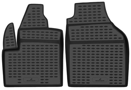 Walser Rubberen Voetmatten XTR geschikt voor Ford Transit Connect 06/2002-Vandaag