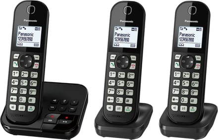 Draadloze telefoon - 3 handsets - antwoordapparaat - DECT - 463