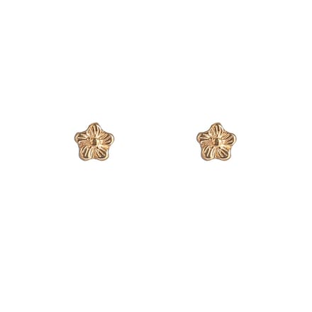 Go Dutch Label Oorknoppen Mini Flower Stud Goudkleurig
