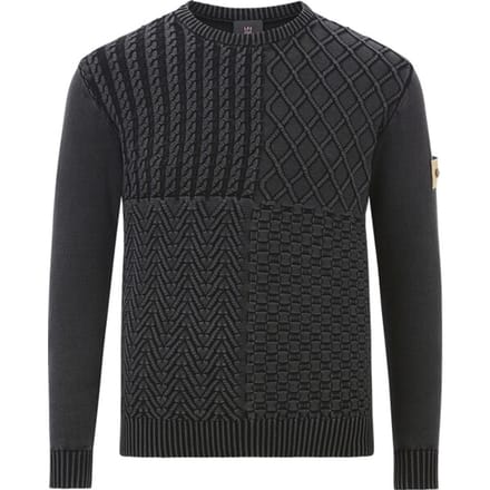 Jan Vanderstorm herren Trui - 72/74 - zwart - Plus Size