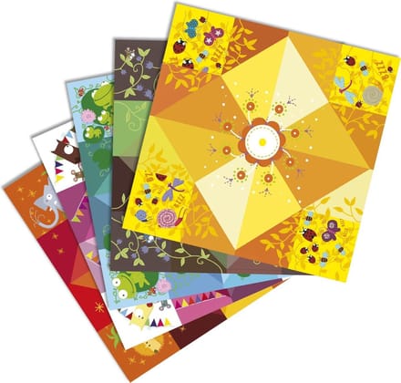 Djeco origami vouwspel - dieren - FSC papier - knutselset.