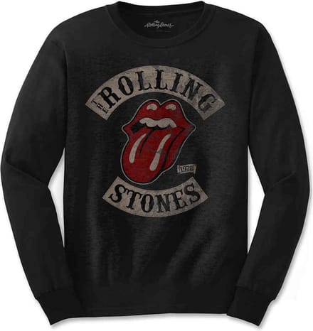 The Rolling Stones - Tour '78 Longsleeve shirt - M - Zwart