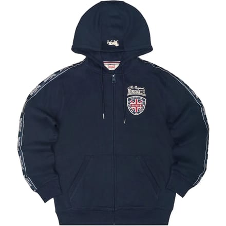 Hooded sweatshirt met rits Lonsdale Matfen
