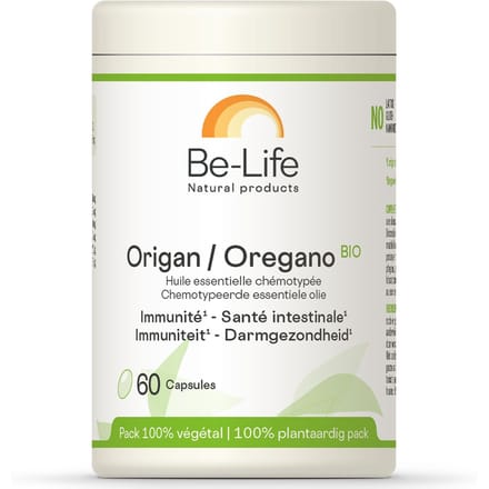 Oregano Etherische Bio Olie Be Life 60 Tabletten