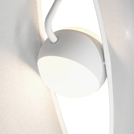Maytoni LED hanglamp Reflex, stoffen kap, 1-lamp.