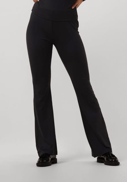 Notre-V Nv Celeste Flared Pants Broeken Dames - Zwart - Maat XS