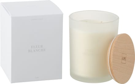 J-Line geurkaars Accords Essentiels - Fleur Blanche - wit - 52U