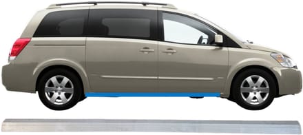 Reparatie dorpel onderste deel voor Nissan Quest 2003-2009 / Links = Rechts
