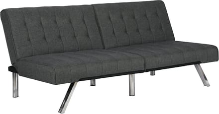 Emily-Sofa - Split Back - Grijs Linnen