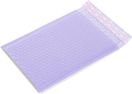 10 Bubbel Enveloppen A4 - Zacht Violet - 32x26cm