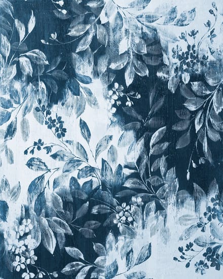 Fotobehang - Idyllic Indigo 200x250cm - Vliesbehang