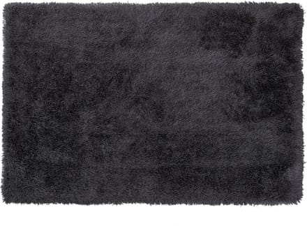 CIDE - Shaggy vloerkleed - Zwart - 160 x 230 cm - Polyester