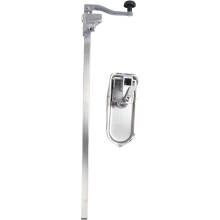 Ouvre-boîte commercial robuste en fonte et acier inoxydable manuel de table avec poignée pour