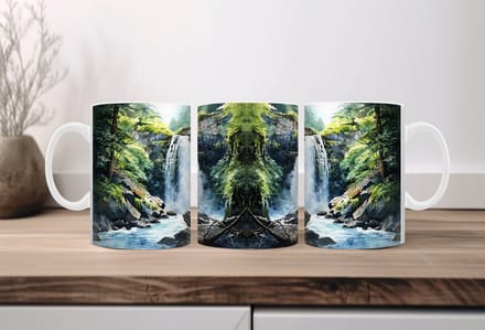 Auqarel koffiemok Waterval 1