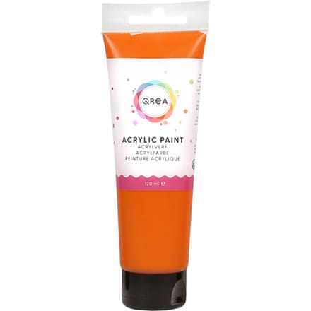 Acrylverf Qrea 120 ml oranje