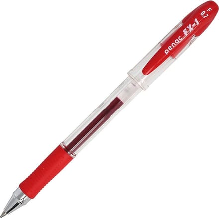 Penac FX-1 - Gel pen - 0.7mm - Rode inkt