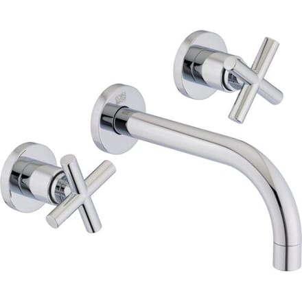 Dornbracht Tara. Three-hole washbasin wall mixer 36707892-00