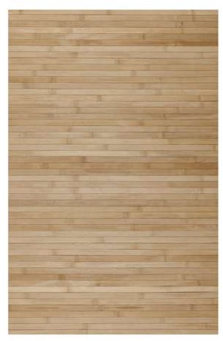 Storesdeco natuurlijke bamboe vloerkleed, antislip – grijs lichtbruin, 80 x 150 cm
