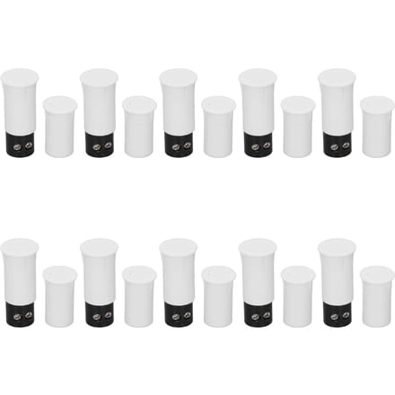 10 Sets Inbouw Bedrade Beveiligings Raam Deur Sensor DC100V 10W Magnetische Deursensor voor Toegang white