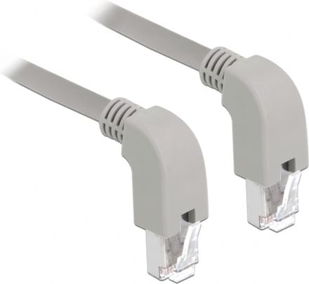 S/FTP CAT6 Gigabit netwerkkabel haaks/haaks / grijs - LSZH - 2 meter