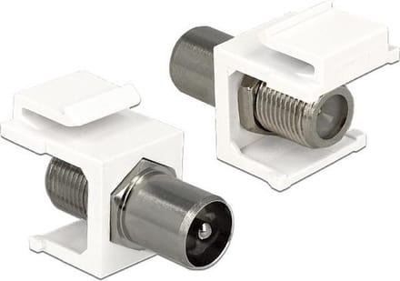 Keystone F (v) - Coax (m) module