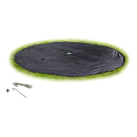 EXIT Groundlevel Trampoline Afdekhoes ø244cm - Trampoline Beschermhoes - Weerbestendig - Rond - Afdekzeil