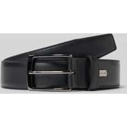LLOYD Leren Riem Thin Leather Belt W100 Black Zwart