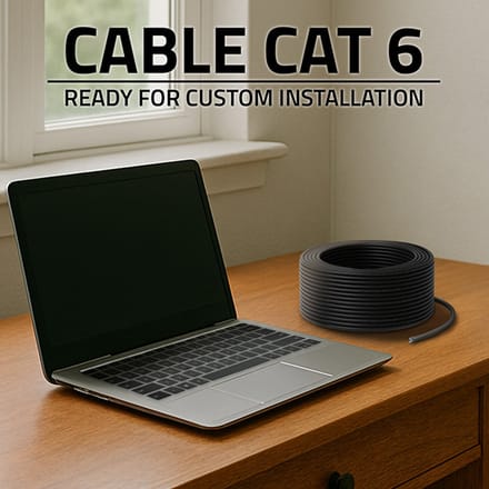 Qoltec netwerk patchkabel UTP twisted pair |   CAT6 |   Hoge snelheid 1 Gb/s |   LAN |   50m |   Zwart