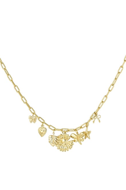 Botanical bliss ketting Goud