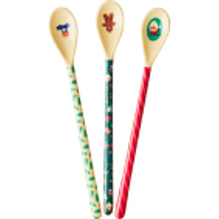 Rice kerst melamine latte macchiato lepel x-mas print assorti