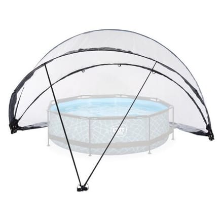 EXIT Zwembad Overkapping ECO ø460cm - Zwembad Dome - Universeel - Zwembad Accessoire - Weerbestendig