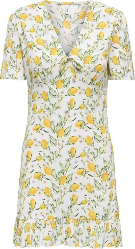 ONLY - ONLMOLLY S/S V-NECK DRESS JRS NOOS Dames Jurk