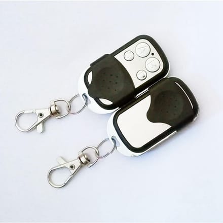 Télécommande Universelle de Clé de Voiture Sans Fil Métal Portable Sensible Utilisation Facile Ouvre-porte de Garage Clé ABCD black