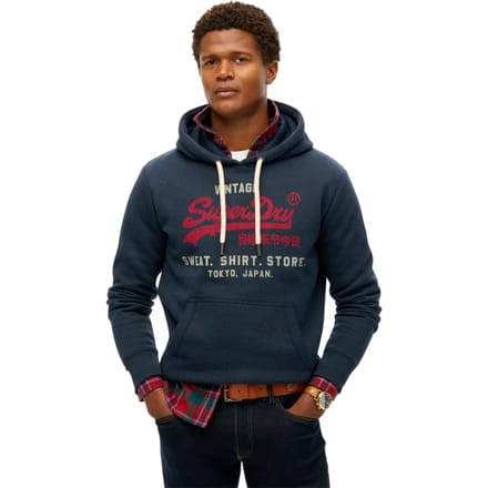 Capuchon sweaters Superdry Vintage Logo Heritage Relaxed Pullover Hoodie