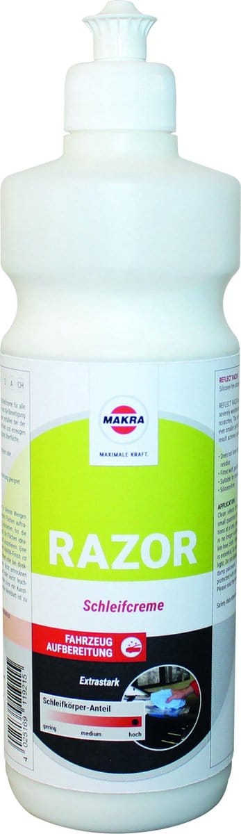 Makra Reflect Razor 500ml - polijstpasta - polijstmiddel - lakverzorging - krasverwijdering
