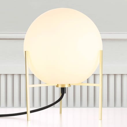 Nordlux Tafellamp Alton Opaal Messing ⌀20cm E14