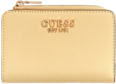 GUESS portemonnee Serenova SLG Zip Around Card Case Yellow Lichtgeel