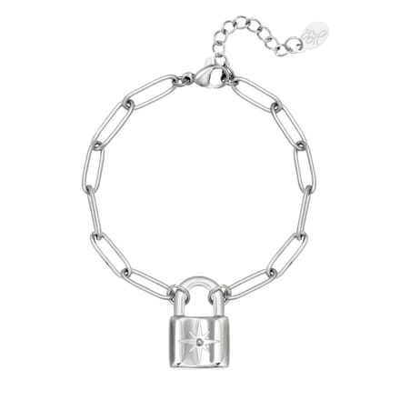 Armband Cute Lock - Armband Zilver - Slot Yehwang