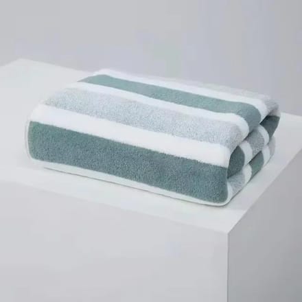 Ensemble de serviettes à rayures à séchage rapide pour une expérience de salle de bain douce et absorbante Serviette de bain ou serviette à main 70x130cm