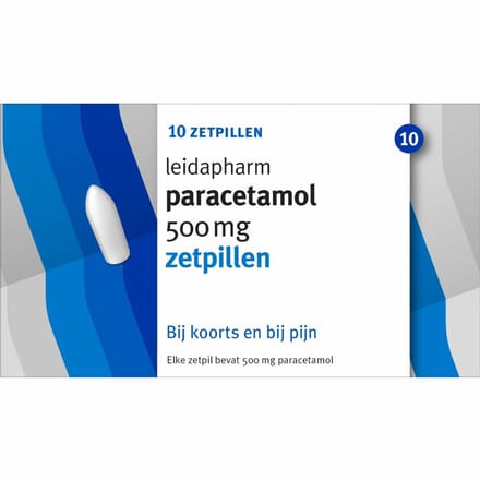 Leidapharm Paracetamol 500mg - 2 x 10 zetpillen