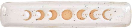 Something Different - Moon Phase Ceramic Ash Catcher Wierookhouder - Creme