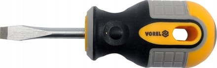 Vorel Platte Schroevendraaier 6x38mm CrV - Magnetische Punt