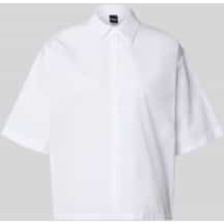 Oversized overhemdblouse van puur katoen model 'BIMINA'
