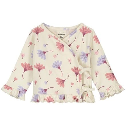 Prénatal newborn overslagshirt Dark Ecru 68 dames