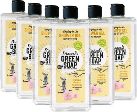 Marcel's Green Soap Douchegel - Vanille & Kersenbloesem - 6 x 300ml