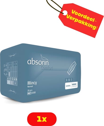 Absorin Mincy Normal inlegverband (man) - 28 stuks